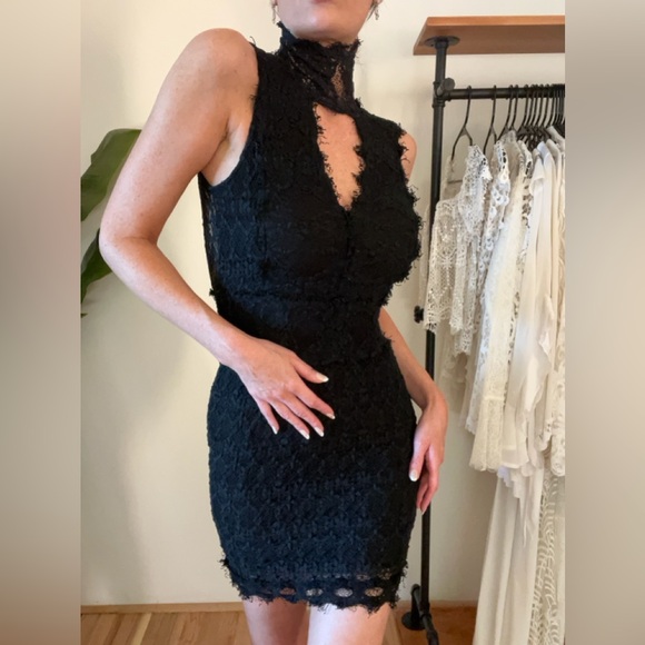 NIGHTCAP LACE DRESS FREE PEOPLE HOUSE OF CB HARLOW - Picture 8 of 14